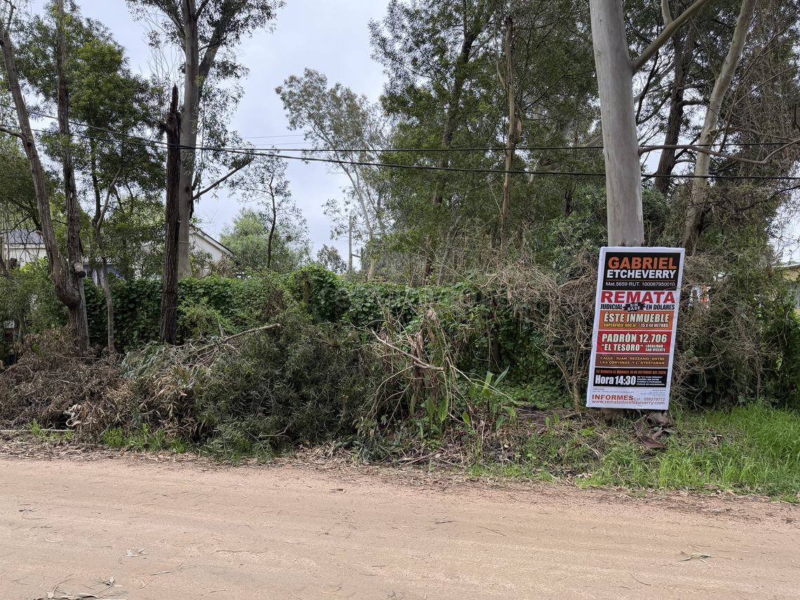 MUY BUEN TERRENO EN EL TESORO